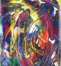 Spirits in Yellow and Red