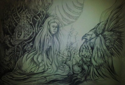 in the secret garden- the magic  bird
