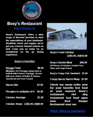 Boxy's Restaurant - fast food open near me