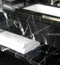 Imported black marquina
