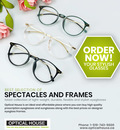 Best slection of spectacles and frames latest collection of light-weight, durrable, flexible and stylish eyeglasses Frames in Kitchener