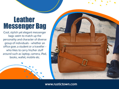 Leather Messenger Bag