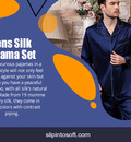 Mens Silk Pajama Set