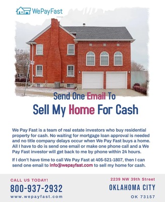 Send One Email To Sell My Home For Cash | We Pay Fast