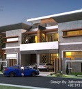 Duplex House Design with Elevation