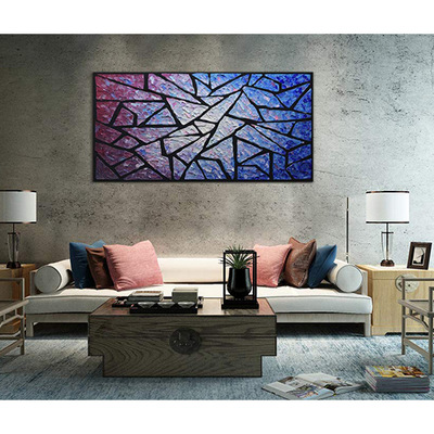 2856 Inch Contemporary Geometric Wall Art For Home Office Custom Size