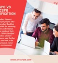 PSPO vs CSPO Certification