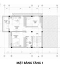 ban ve thiet ke nha 2 tang 100m2 4 phong ngu tang