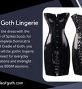 Sexy Goth Lingerie