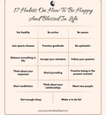 17 Habits On How To Be Happy And Blessed In Life