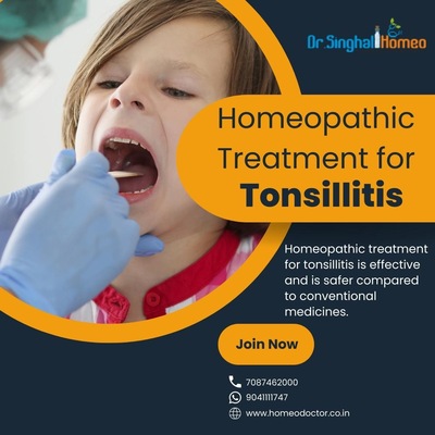 Homeopathy for Tonsillitis Treatment at Dr. Singhal Homeo Clinic