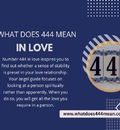 What Does 444 Mean ...ationship