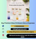 Buy Glass Drinkware Sets at Kupresso.