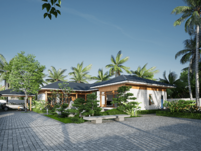 Biệt thự nhà vườn ngập tràn sắc xanh
