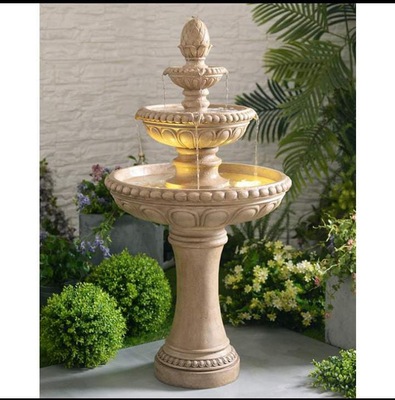 Sandstone carved fountain