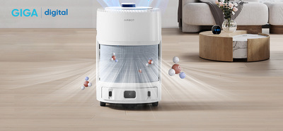 Robot lọc không khí Ecovacs Airbot Andy Pro thiết kế nhỏ gọn dễ dàng di chuyển, công nghệ lọc khí tân tiến giúp thanh lọc không khí loại bỏ chất ô nhiễm, cho không gian sống trong lành