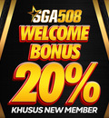 welcome bonus 20% Sga508